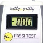 Nitty Gritty Passi Test display
